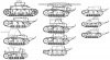 Проекты танков на базе МС-1