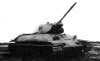 T-34 с пушкой Ф-34 на испытаниях на Гороховецком полигоне. Ноябрь, 1940 г.